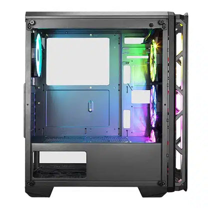 XIGMATEK ASTRO, 3 Side Tempered Glass Full Windows, 4 ARGB Fans Gaming Case (EN43637)