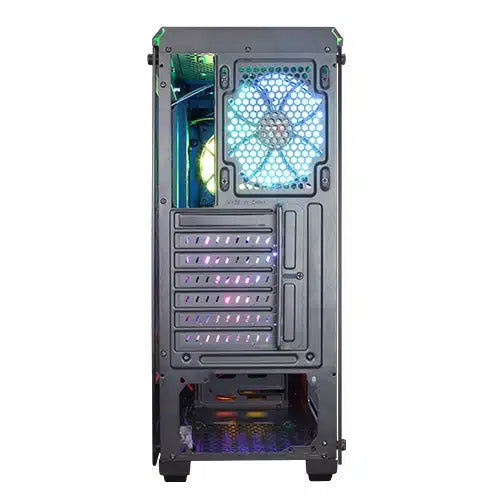 XIGMATEK ASTRO, 3 Side Tempered Glass Full Windows, 4 ARGB Fans Gaming Case (EN43637)