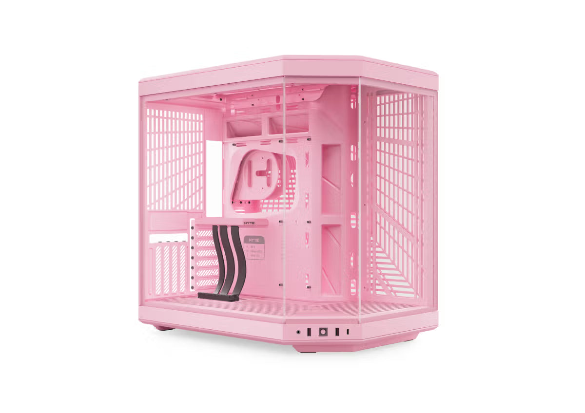 HYTE Y70 Modern Dual Chamber Mid-Tower ATX Case - Strawberry Milk