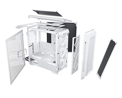 Phanteks I Eclipse P600S ATX Tempered Glass Fabric filter PWM hub, Matte White (PH-EC600PSTG_DMW01)