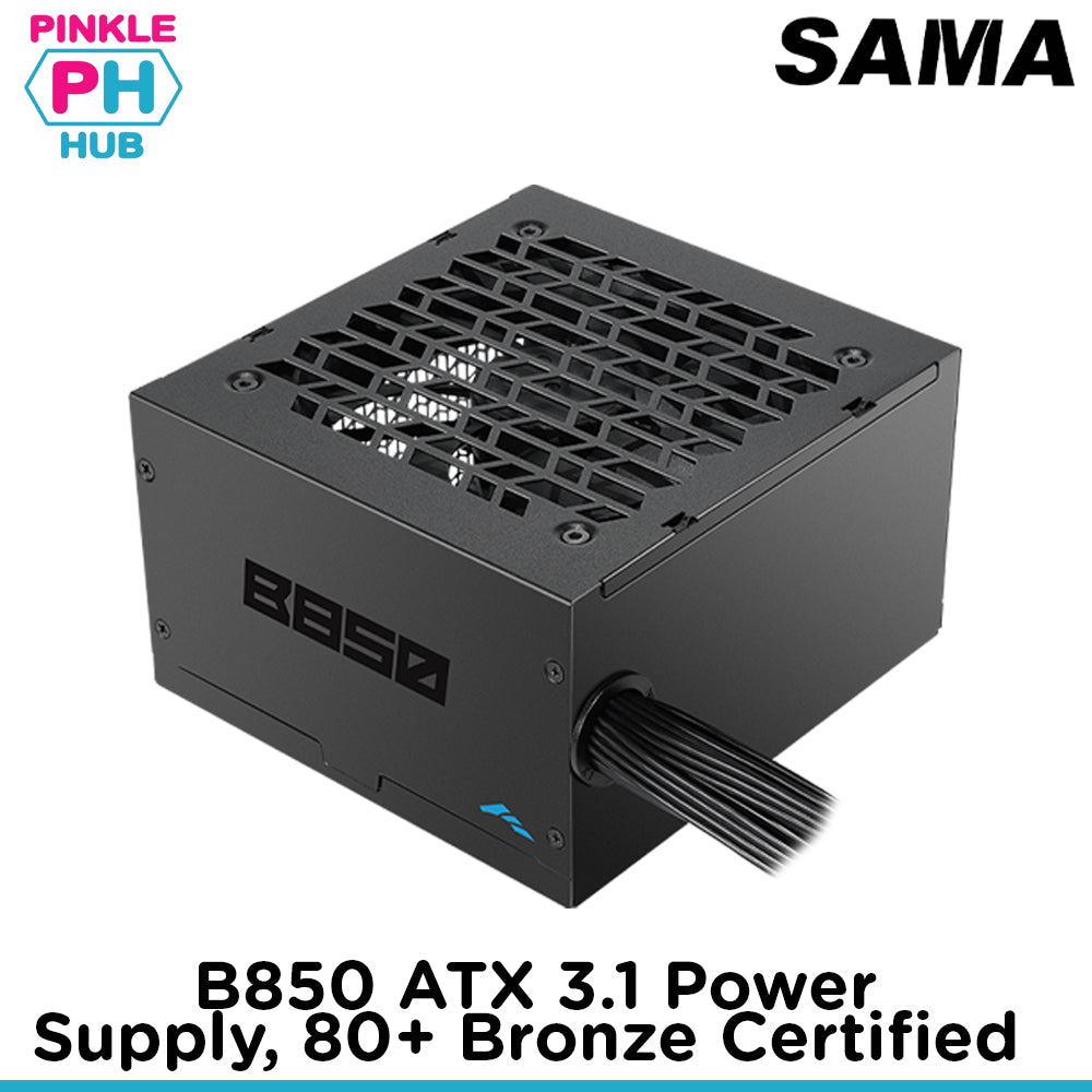 SAMA B850W ATX 3.1 Power Supply, 80+ Bronze Certified