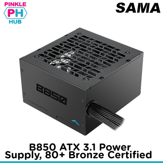 SAMA B850W ATX 3.1 Power Supply, 80+ Bronze Certified