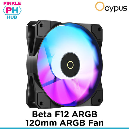 Pinklehub | Ocypus Beta F12 ARGB 120mm Fan (Black)