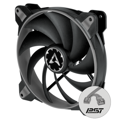 ARCTIC BioniX F140 - 140mm Gaming Fan with PWM PST I (Black/Gray, Black/White)