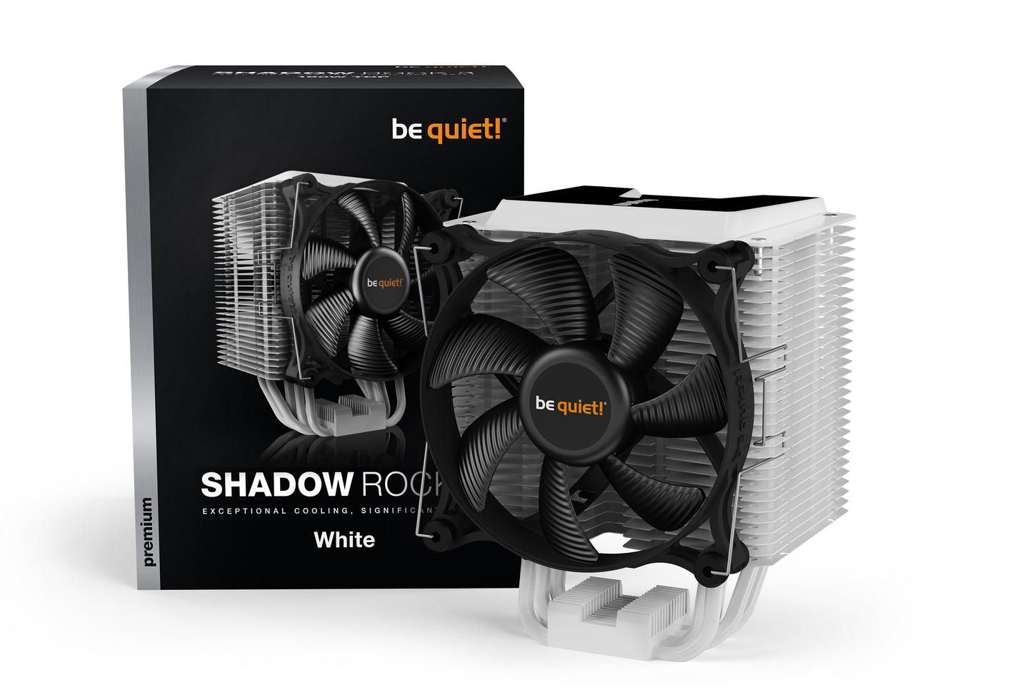 Be Quiet SHADOW ROCK 3 White Exceptional Cooling, Significant Quiet (BK005)