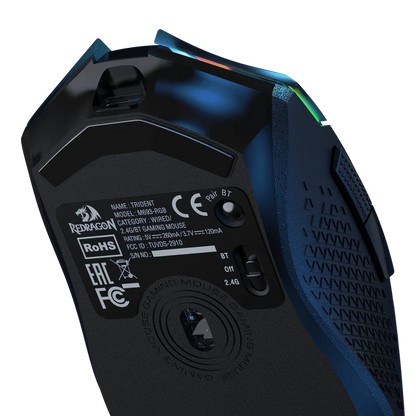 Redragon M693 Trident RGB Tri-Mode RGB Gaming Mouse - Black