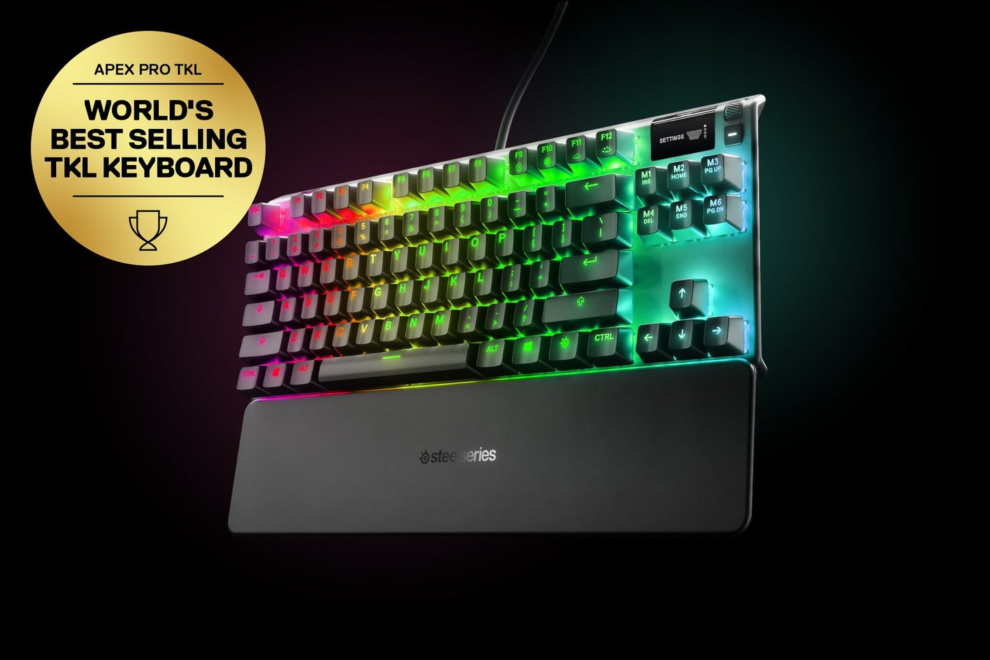 Steel Series APEX PRO TKL Adjustable Mechanical Switch Tenkeyless Gaming Keyboard (64734)