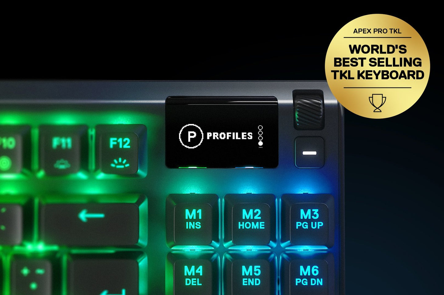 Steel Series APEX PRO TKL Adjustable Mechanical Switch Tenkeyless Gaming Keyboard (64734)