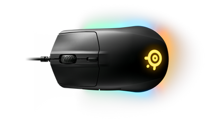 Steel Series RIVAL 3 Wired Gaming Mouse with TrueMove Sensor and Prism Lighting (62513)