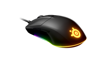 Steel Series RIVAL 3 Wired Gaming Mouse with TrueMove Sensor and Prism Lighting (62513)