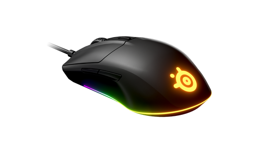 Steel Series RIVAL 3 Wired Gaming Mouse with TrueMove Sensor and Prism Lighting (62513)