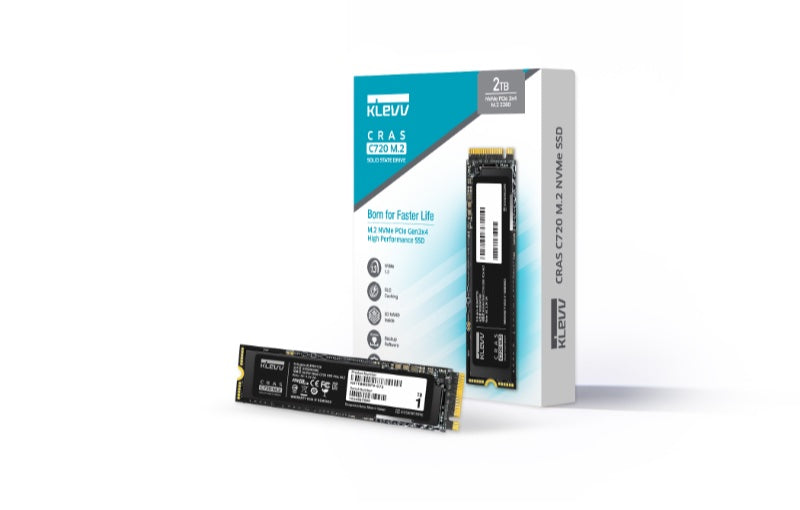 KLEVV Cras C720 - 1TB m.2 NVMe PCIe Gen3x4 (K01TBM2SP0-C72)