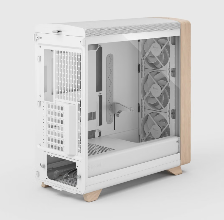 Fractal Design Summit Chalk White TG Clear Tint