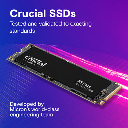 CRUCIAL P3 Plus 500GB M.2 2280 NVMe SSD