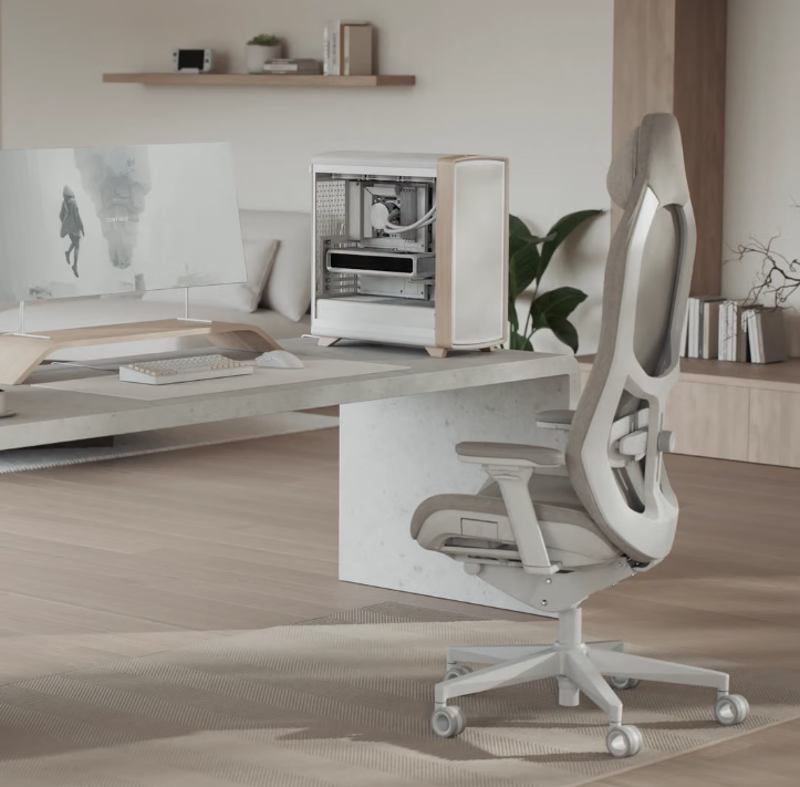 Fractal Design Summit Chalk White TG Clear Tint