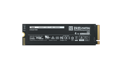 YMTC Zhitai Ti600 NVMe M.2 SSD - hero product shot