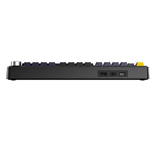 AULA F75 RGB Hot-Swap Mechanical Gaming Keyboard (Gray Wood Switch) (Black/Dark Blue/Orange, Blue/White/Dark Blue)