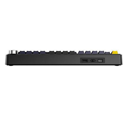 AULA F75 RGB Hot-Swap Mechanical Gaming Keyboard (Gray Wood Switch) (Black/Dark Blue/Orange, Blue/White/Dark Blue)