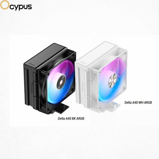 Ocypus Delta A40 ARGB CPU Air Cooler with High-Performance Silent ARGB Fans