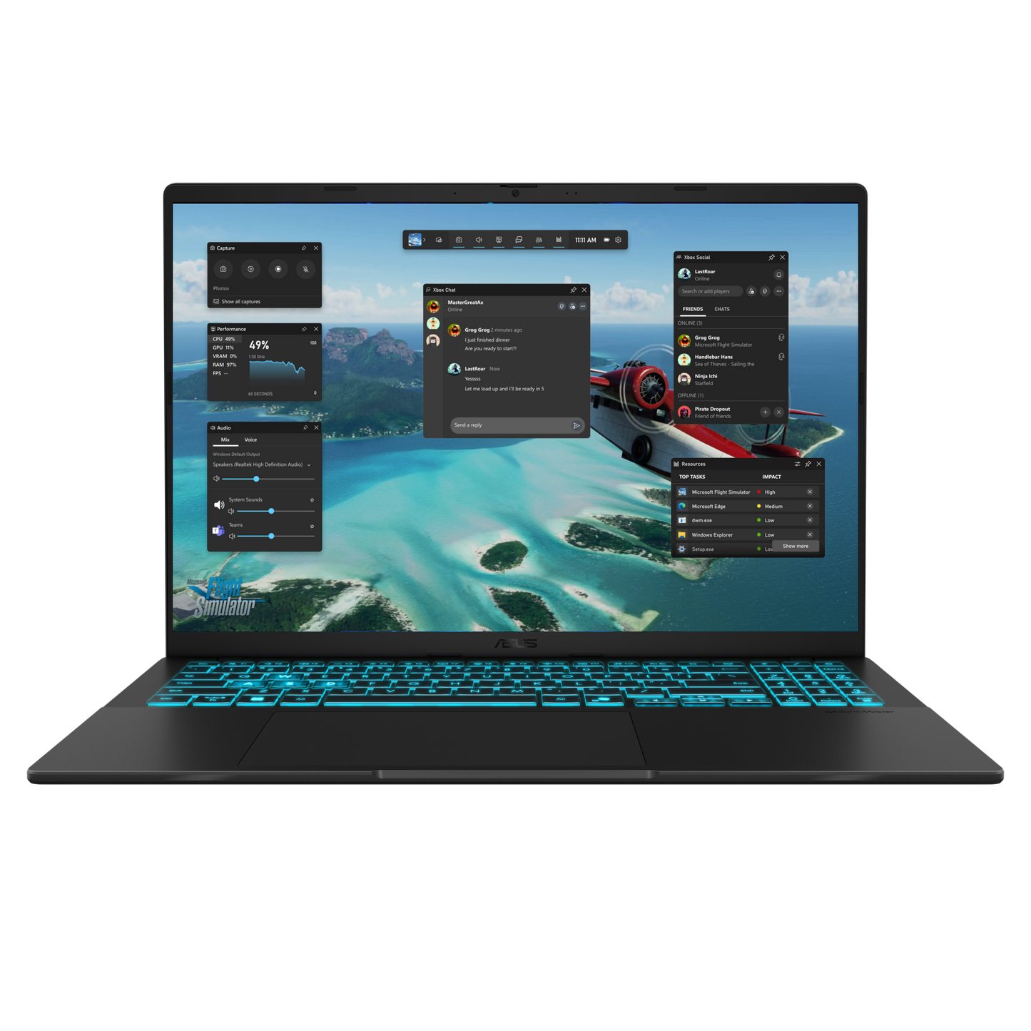 Asus Gaming V16 V3607VU-RP076W (Black) | 16Inch WUXGA | Intel Core 5 210H | 8GB RAM | 512GB SSD | RTX4050 6GB | Win 11