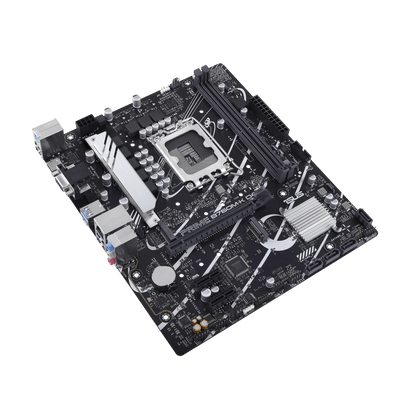 ASUS B760M-K D4,Intel® B760 LGA 1700 mATX motherboard with PCIe 4.0, two PCIe 4.0 M.2 slots, DDR4