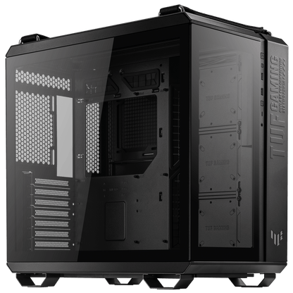 ASUS TUF Gaming GT502 Dual Chamber Chassis,Front Panel High-Speed USB Type-C,Tool-Free Side Panels