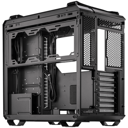 ASUS TUF Gaming GT502 Dual Chamber Chassis,Front Panel High-Speed USB Type-C,Tool-Free Side Panels