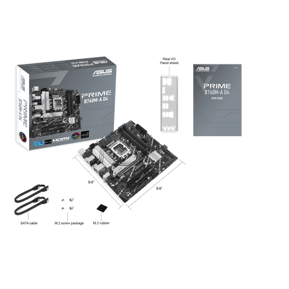 ASUS B760M-A D4,Intel® LGA 1700 Socket: Ready for 13th and 12th Gen Intel® processors Ultrafast Connectivity