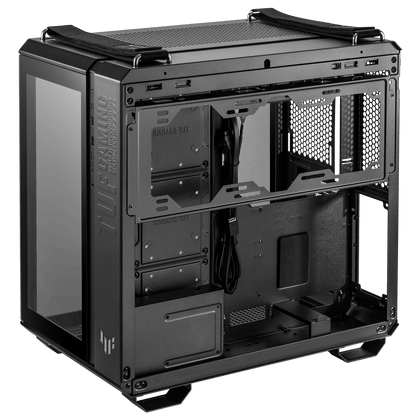 ASUS TUF Gaming GT502 Dual Chamber Chassis,Front Panel High-Speed USB Type-C,Tool-Free Side Panels