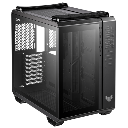 ASUS TUF Gaming GT502 Dual Chamber Chassis,Front Panel High-Speed USB Type-C,Tool-Free Side Panels