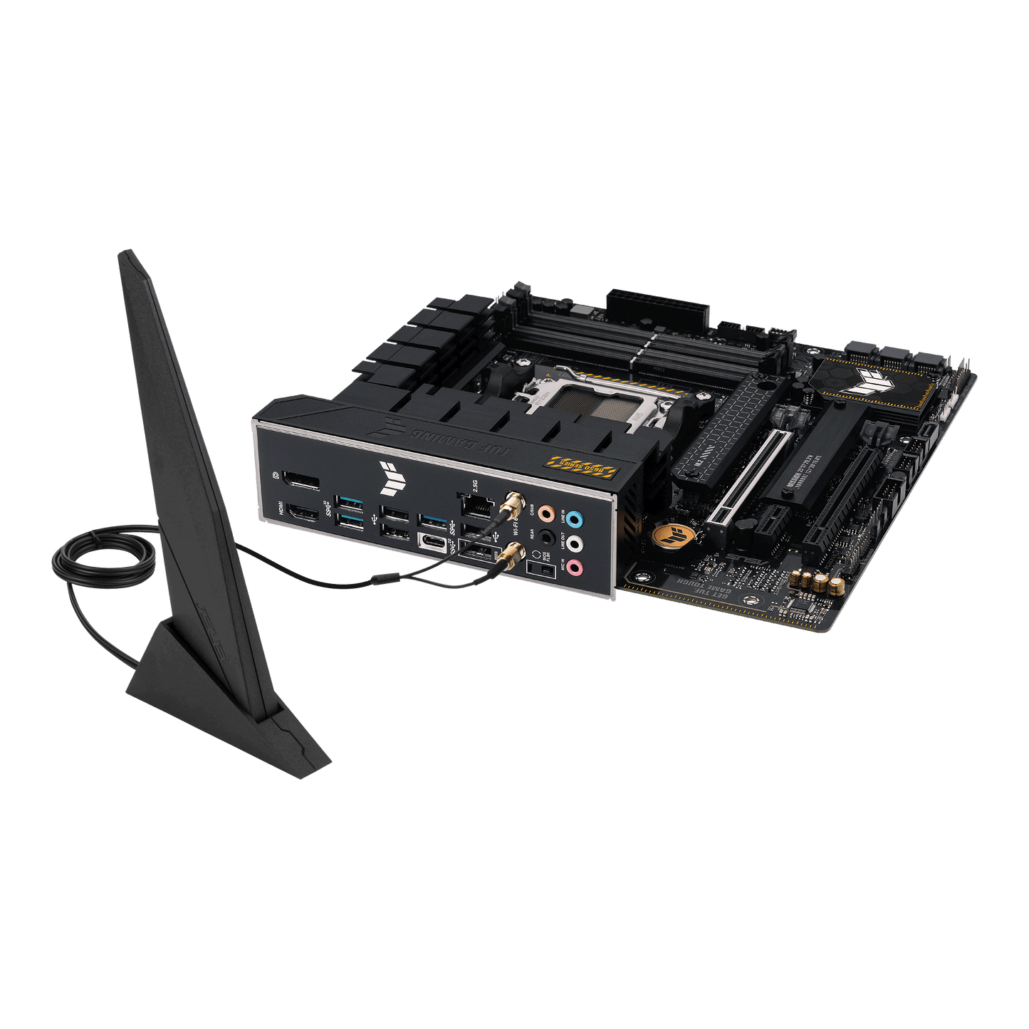 ASUS TUF GAMING B650M-PLUS WIFI AMD Socket AM5 for AMD Ryzen™ 7000 Series Desktop Processors,PCIe® 5.0 for graphics cards and M.2 storage