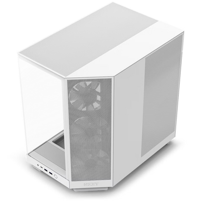 H6 Flow RGB Compact Dual-Chamber Mid-Tower Airflow Case with RGB Fans