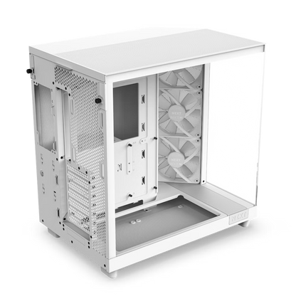 H6 Flow RGB Compact Dual-Chamber Mid-Tower Airflow Case with RGB Fans