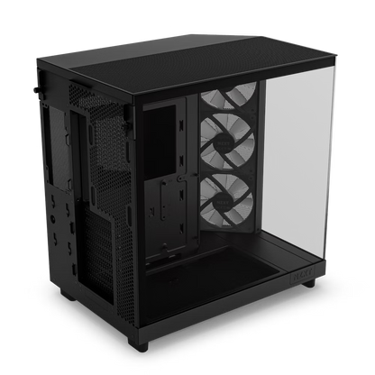 H6 Flow RGB Compact Dual-Chamber Mid-Tower Airflow Case with RGB Fans