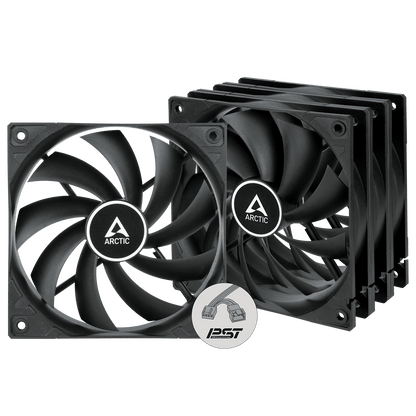 Arctic F12 PWM PST 120 mm PWM Case Fan (Pack of 4 Value Pack) (ACFAN00260A)