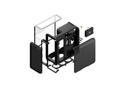 HYTE X50 Modern Performance Case Pitch Black