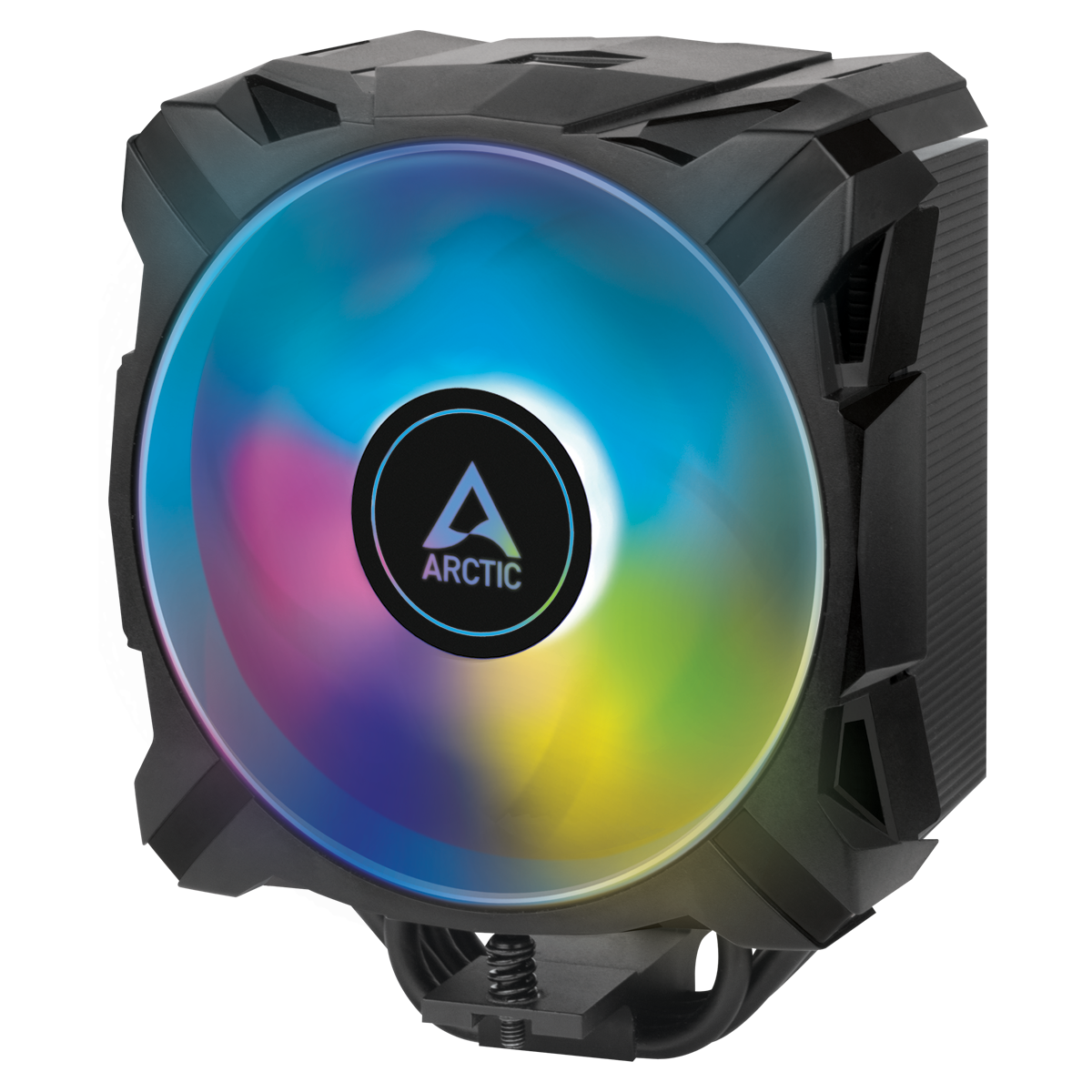 Arctic Freezer A35 A-RGB - Single Tower CPU Cooler with A-RGB, AMD Specific, Pressure Optimized 120 mm P-Fan, 200-1700 RPM, 4 Heat Pipes, incl. MX-5 Thermal Paste (ACFRE00115A)