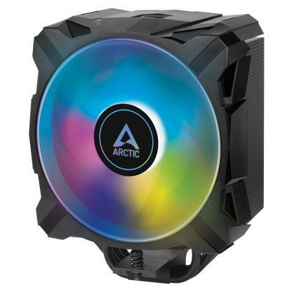 Arctic Freezer A35 A-RGB - Single Tower CPU Cooler with A-RGB, AMD Specific, Pressure Optimized 120 mm P-Fan, 200-1700 RPM, 4 Heat Pipes, incl. MX-5 Thermal Paste (ACFRE00115A)