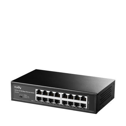 Cudy 16-Port 10/100 Mbps Metal Switch
