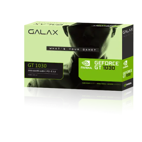 Galax Geforce® Gt 1030 2Gb Gddr5 64-Bit Hdmi 2.0B/Dvi-D Graphics Cards