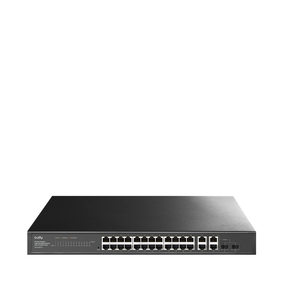 Cudy 26-Port Gigabit Easy-Managed Switch with 2 Combo Ports