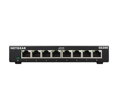 NETGEAR 8 Port Gigabit Ethernet Switch Unmanaged (GS308-300PES)