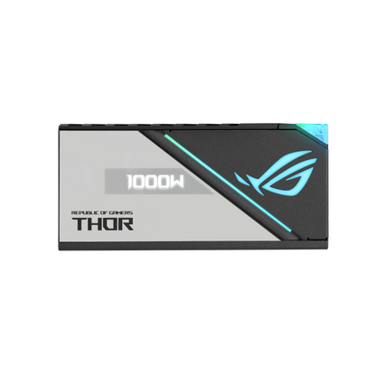 ASUS ROG Thor 1000W Platinum II, ROG Thermal Solution100-240Vac, MB 24/20-pin x 1 CPU 4+4-pin x 2 PCI-E 12-pin x 1 PCI-E 6+2-pin x 8 SATA x 12 PERIPHERAL x 6