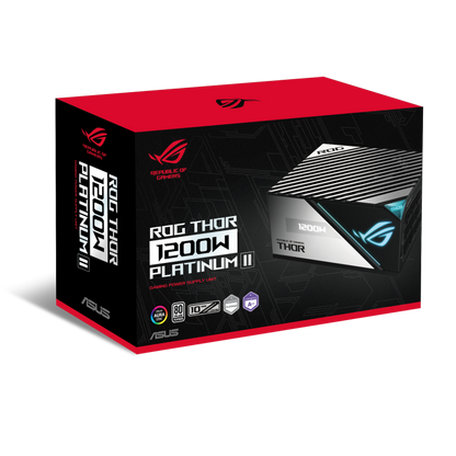 ASUS ROG Thor 1200W Platinum II, ROG Thermal Solution, 80Plus Platinum, 100-240Vac