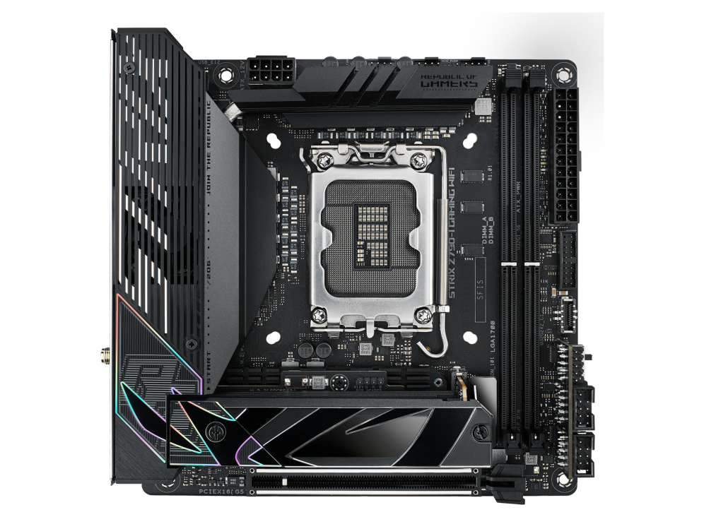 ASUS ROG STRIX Z790-I GAMING WIFI Intel® Socket LGA1700 for 13th Gen Intel® Core™ Processors & 12th Gen Intel® Core™, Pentium® Gold and Celeron® Processors