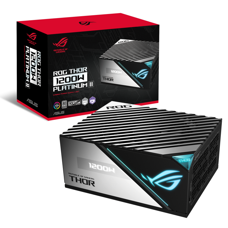 ASUS ROG Thor 1200W Platinum II, ROG Thermal Solution, 80Plus Platinum, 100-240Vac