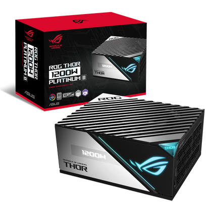 ASUS ROG Thor 1200W Platinum II, ROG Thermal Solution, 80Plus Platinum, 100-240Vac