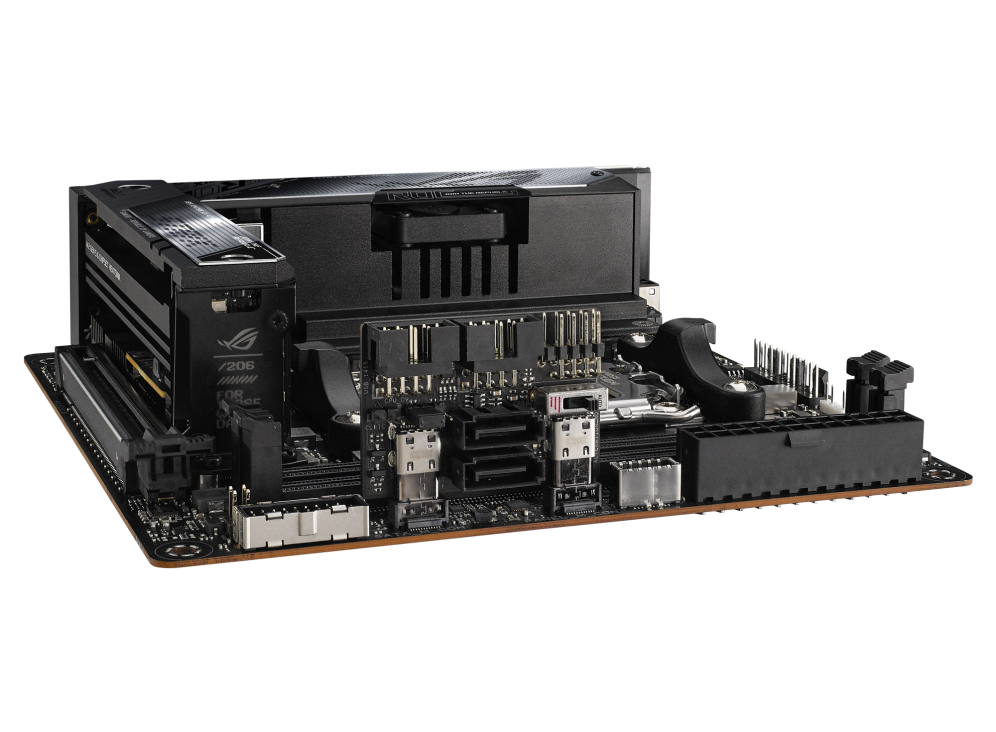 ASUS STRIX X670E-I GAMING WIFI, AMD Socket AM5 for AMD Ryzen™ 7000 Series Desktop ProcessorsPCIe 5.0, ROG FPS-II Card