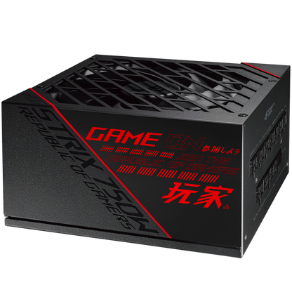 ASUS ROG Strix 750W Gold PSU, ROG Heatsinks , Axial-tech, Fan Design, Dual Ball Fan Bearings, 0dB Technology