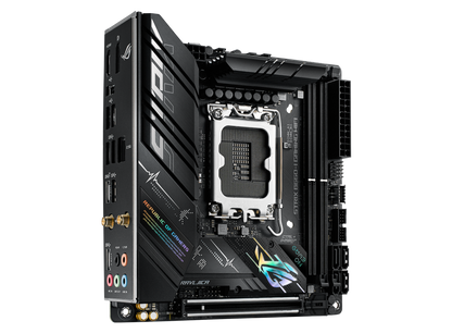 ASUS ROG STRIX B660-I GAMING WIFI,Intel® LGA 1700 socket: Ready for 13th Gen Intel® Core™ Processors and 12th Gen Intel® Core™, Pentium® Gold, and Celeron® Processors, Optimal Power Solution